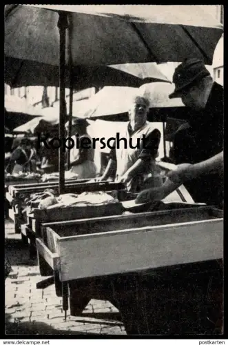 ÄLTERE POSTKARTE DANZIG FISCHMARKTFRAUEN FISCHMARKT Gdansk Polska Poland postcard Ansichtskarte cpa AK