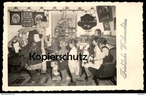 ALTE POSTKARTE WEIHNACHTEN ALT AUSSEE NIKOLO NIKOLAUS WEIHNACHTSMANN SPIELZEUG Altaussee Steiermark Österreich Austria