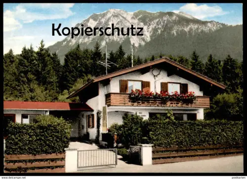ÄLTERE POSTKARTE OBERSTDORF ALLGÄU HAUS SOMMER ZENTRALHEIZUNG PARKPLATZ cpa AK Ansichtskarte postcard