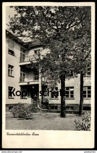 ALTE POSTKARTE BONN UNIVERSITÄTSKLINIKEN CHIRURGISCHE KLINIK Hospital Krankenhaus postcard Ansichtskarte cpa AK