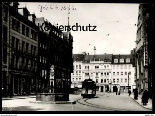 ÄLTERE POSTKARTE GÖRLITZ 100 JAHRE STRASSENBAHN tram tramway Triebwagen 1897 Steinfurth Zgorzelec Ansichtskarte postcard