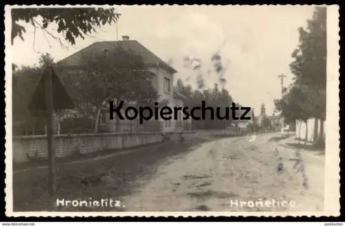 ALTE POSTKARTE HRONIETITZ HRONETICE Ronietieze Tschechische Republik ceska cesko Ansichtskarte AK postcard cpa