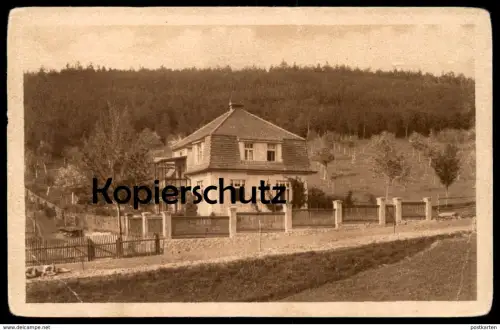 ALTE POSTKARTE Z JIRASKOVA HRONOVA LETNI SIDLO MISTRA ALOISE Hronov Tschechische Republik Ceska Cesko Ansichtskarte AK