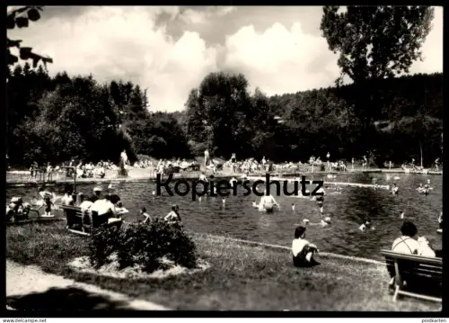 ÄLTERE POSTKARTE MSENE LAZNE KOUPALISTE Schwimmbad Freibad Tschechische Republik Ceska Cesko Ansichtskarte postcard cpa