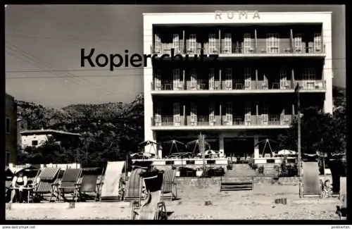 ALTE POSTKARTE HOTEL ROMA PUERTO DE SÓLLER MALLORCA ISLAS BALEARES tarjeta postal postcard AK Ansichtskarte cpa