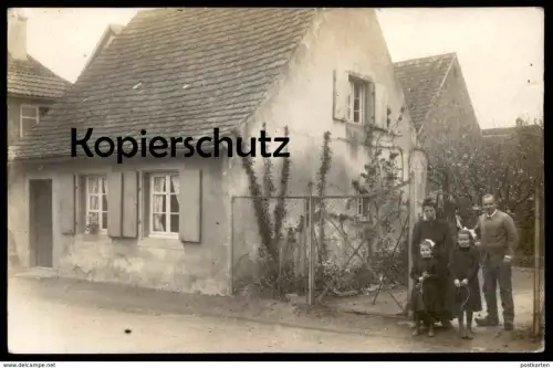 ALTE FOTO POSTKARTE EICHHOFEN HAUS FAMILIE HOLZSCHUHE Nittendorf Kreis Regensburg Ansichtskarte cpa photo postcard AK