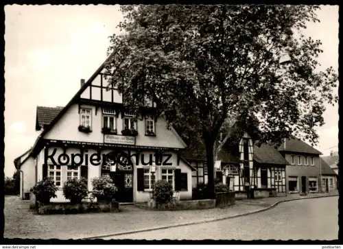ÄLTERE POSTKARTE LIENEN IN WESTFALEN GASTHAUS ZUR POST BAUMKAMP Teutoburger Wald postcard Ansichtskarte AK cpa