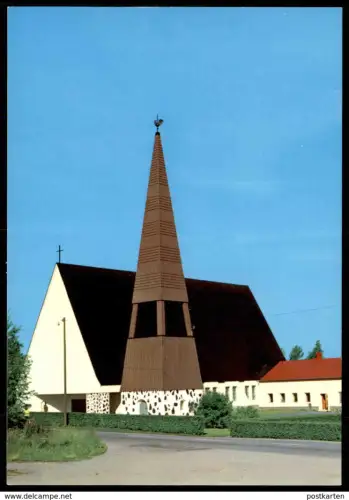 ÄLTERE POSTKARTE SUOMUSSALMEN KIRKKO SUOMUSSALMI Kirche Finnland Suomi church église postcard cpa Ansichtskarte AK