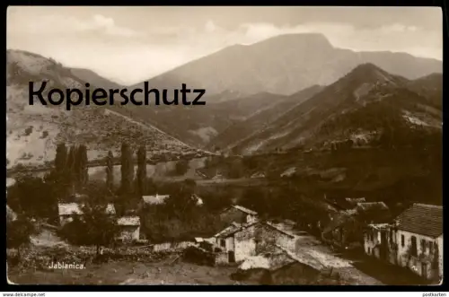 ALTE POSTKARTE JABLANICA GESAMTANSICHT BOSNIEN-HERZEGOWINA Serbien Jugoslawien Srbija Bosna Crna Gora postcard AK cpa