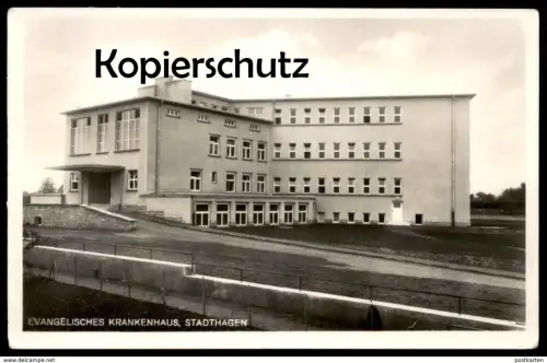 ALTE POSTKARTE STADTHAGEN KRANKENHAUS Hospital Niedersachsen Ansichtskarte AK postcard cpa