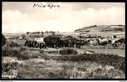 ÄLTERE POSTKARTE HOLUNGEN EICHSFELD Totalansicht Gesamtansicht Sonnenstein AK Ansichtskarte cpa postcard