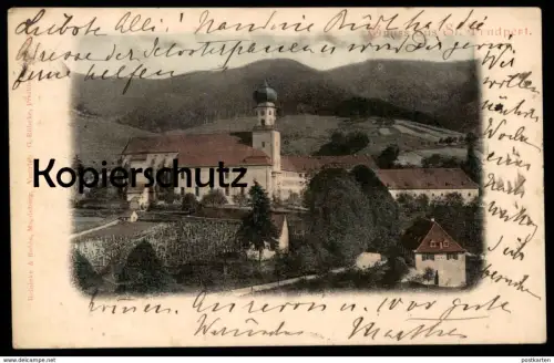 ALTE POSTKARTE GRUSS AUS ST. TRUDPERT MÜNSTERTAL 1904 an Gräfin Kageneck Munzingen Münsterthal Untermünsterthal