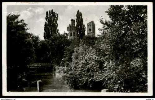 ALTE POSTKARTE LUNDENBURG DAS SCHLOSS BRECLAV Ceska republika czech republic castle chateau Ansichtskarte cpa postcard