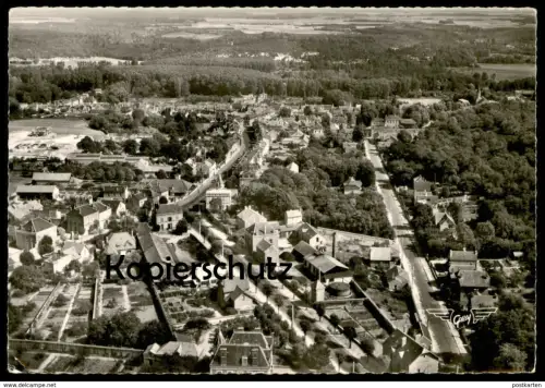 ÄLTERE POSTKARTE MALESHERBES LOIRET VUE DU CIEL 1963 Gaby Edition France cpa postcard Ansichtskarte AK