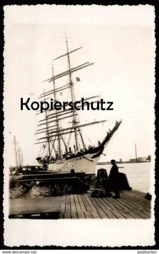 ALTE FOTO POSTKARTE SCHULSCHIFF DEUTSCHLAND SEGELSCHIFF SCHIFF clipper sailing ship cpa photo postcard Ansichtskarte AK