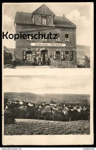 ALTE POSTKARTE HOLZFELD BEI HIRZENACH GASTWIRTSCHAFT VON ANTON KARBACH POSTHILFSSTELLE BOPPARD cpa postcard AK