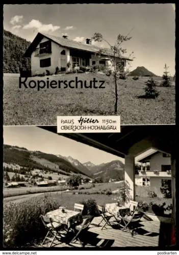 ÄLTERE POSTKARTE OBERJOCH ALLGÄU HAUS HÖLTER Hochallgäu Hindelang Ansichtskarte cpa AK postcard