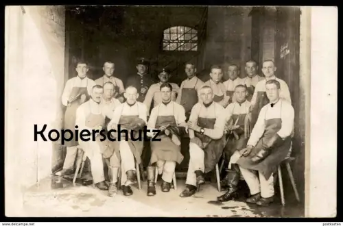 ALTE FOTO POSTKARTE 2. ERSATZKOMPAGNIE MINDEN 4. ABTEILUNG 1916 AK 1. Weltkrieg guerre Soldat cpa postcard Ansichtskarte