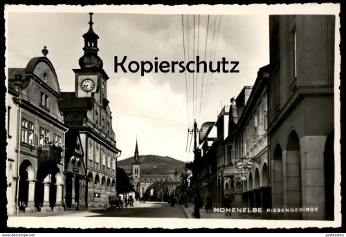 ALTE POSTKARTE HOHENELBE RIESENGEBIRGE OPTIKER KRAUS Vrchlabi Bezirk Königgrätz Sudeten Ansichtskarte postcard cpa AK