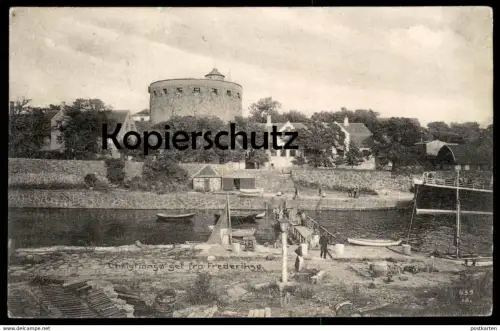 ALTE POSTKARTE CHRISTIANSO SET FRA FREDERIKSO Christiansø Frederiksø Danmark Denmark Dänemark Ansichtskarte postcard AK
