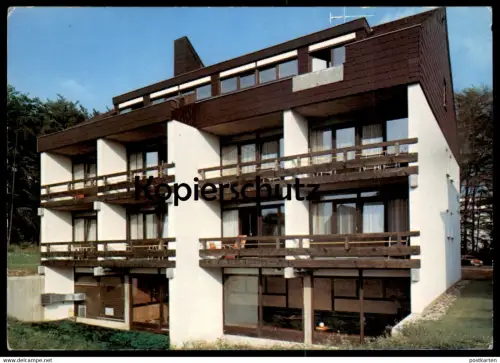 ÄLTERE POSTKARTE EHLSCHEID WESTERWALD HOTEL GARNI HAUS ROSENECK Rengsdorf-Waldbreitbach Ansichtskarte cpa postcard AK