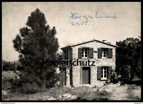 ÄLTERE POSTKARTE LA VIGNE QUARTIER DU DÉFEND LA GARDE FREINET VAR cpa postcard AK Ansichtskarte