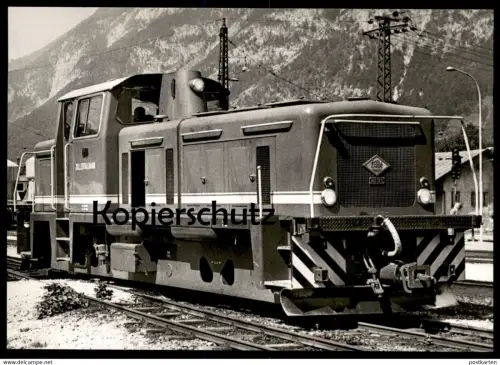 ÄLTERE POSTKARTE ZILLERTALBAHN TYROL DIESELLOKOMOTIVE D7 v 1967 Eisenbahn Chemin de fer Railway Eisenbahn Lokomotive Lok