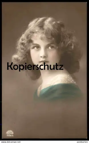 ALTE POSTKARTE MÄDCHEN KIND PORTRÄT fillette young girl enfant girl femme child Ansichtskarte postcard cpa AK