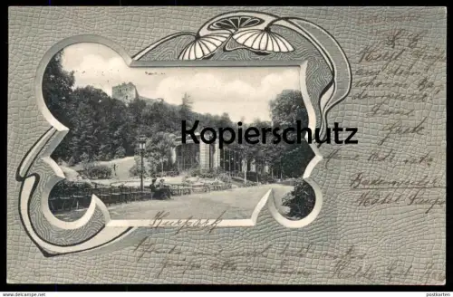 ALTE JUGENDSTIL POSTKARTE BADENWEILER KURPARK Park parc Ansichtskarte AK postcard cpa