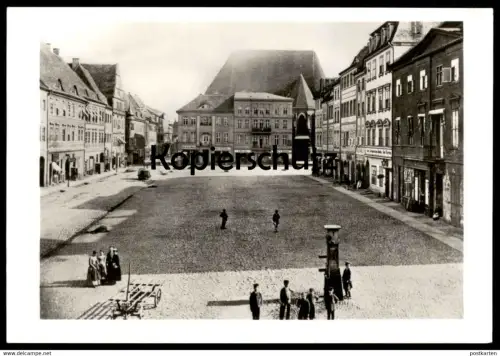 ÄLTERE POSTKARTE FRANKFURT ODER PLATZ ZWISCHEN OSTSEITE RATHAUS UND ODERSTRASSE 1867 Ansichtskarte postcard cpa AK