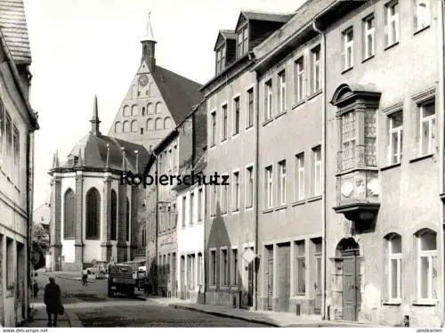 ÄLTERES GROSSES FOTO FREIBERG INNENSTADT 23 cm x 17 cm Bild photo