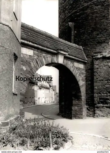 ÄLTERES GROSSES FOTO FREIBERG DONATSTOR Eintracht bricht Not Zwietracht bringt Tod 23 cm x 17 cm Bild photo