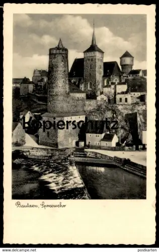 ALTE POSTKARTE BAUTZEN SPREEWEHR GESCHRIEBEN VOM BISCHOF VON MEISSEN PETRUS LEGGE VERFASSER 1938 bishop Autogramm AK cpa