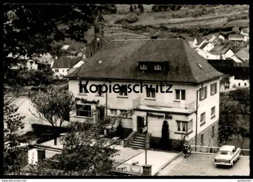 ÄLTERE POSTKARTE HOTEL NIMSTAL SEFFERN EIFEL Bitburger Pils Land Moped AK postcard Ansichtskarte cpa