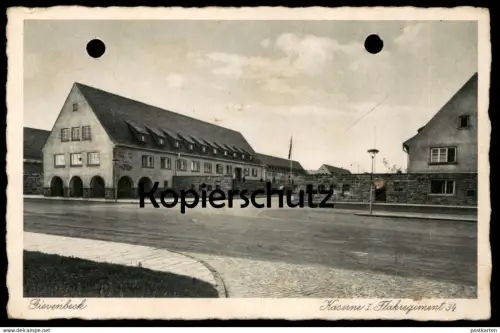 ALTE POSTKARTE GIEVENBECK KASERNE I. FLAKREGIMENT 34 MÜNSTER 1939 postcard Ansichtskarte cpa AK