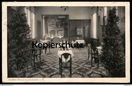 ALTE POSTKARTE MÜNSTER WESTFALEN KAFFEE WAGNER 1914 Café postcard Ansichtskarte cpa AK