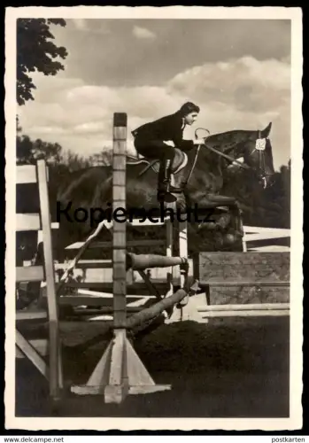 ÄLTERE POSTKARTE REITSPORT SPRINGREITEN PFERD NR. 32 show jumping sport hippique Equitation horse cheval cpa postcard