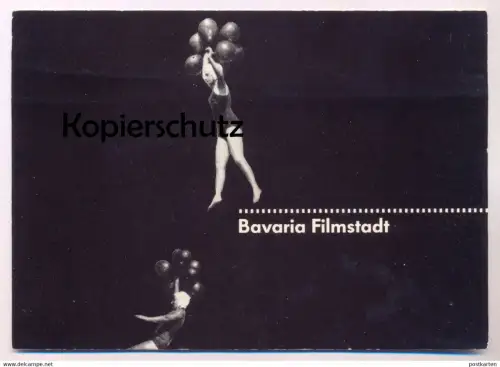 ÄLTERE POSTKARTE BAVARIA FILMSTADT ZIRKUS ARTIST BALLONS balloons Film circus cpa postcard Ansichtskarte AK
