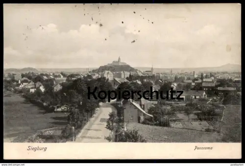 ALTE POSTKARTE SIEGBURG PANORAMA 1910 GESAMTANSICHT HÄUSER GÄRTEN ABTEI MICHAELSBERG TOTAL Ansichtskarte postcard cpa AK