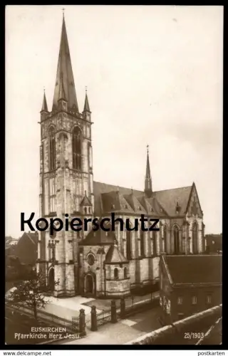 ALTE POSTKARTE EUSKIRCHEN PFARRKIRCHE HERZ JESU KIRCHE church église postcard AK Ansichtskarte cpa