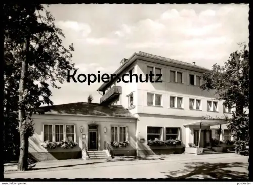 ÄLTERE POSTKARTE HOTEL LINDENHOF BAD MEINBERG BESITZER GUSTAV STILLE OSTWESTFALEN Ansichtskarte cpa postcard AK