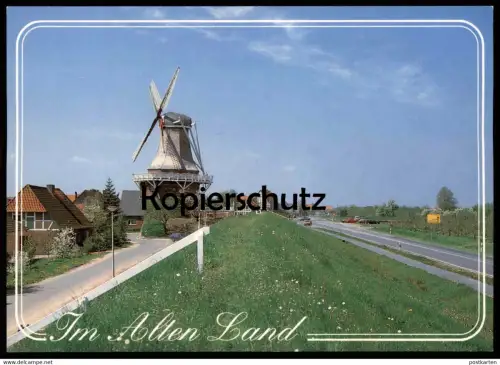 ÄLTERE POSTKARTE IM ALTEN LAND WINDMÜHLE windmolen windmill Mühle molen mill  postcard Ansichtskarte cpa AK