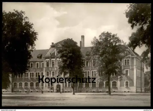 ÄLTERE POSTKARTE ANNABURG POLYTECHNISCHE OBERSCHULE Schule school école cpa postcard Ansichtskarte AK
