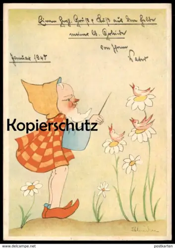 ALTE POSTKARTE AUS DER DEUTSCHEN MÄRCHENWELT DIE MEISTERSINGER Märchen fairy tale Zwerg nain midget dwarf cpa AK
