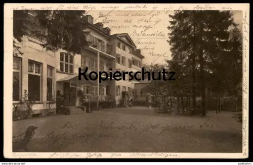 ALTE POSTKARTE GRAND HOTEL BAD SODEN AM TAUNUS GARTENPARTIE cpa AK Ansichtskarte postcard