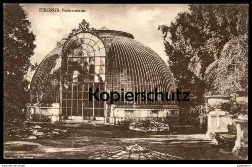 ALTE POSTKARTE EISGRUB PALMENHAUS FÜRST LIECHTENSTEIN SCHLOSS LEDNICE Mähren Ansichtskarte cpa AK postcard