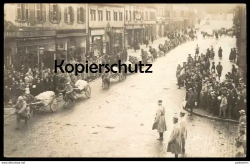ALTE POSTKARTE ZWEIBRÜCKEN MARSCH VON SOLDATEN DEUX.-PONTS francais french soldier cpa AK Ansichtskarte postcard