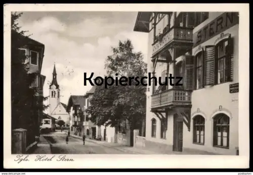 ALTE POSTKARTE IGLS HOTEL STERN TIROL ÖSTERREICH 1927 cpa Ansichtskarte postcard AK
