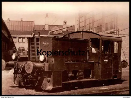 ÄLTERE REPRO POSTKARTE DIESELLOK Lok Lokomotive Köln bonner Eisenbahnen Deutz 1946 cpa Ansichtskarte postcard AK