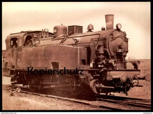 ÄLTERE REPRO POSTKARTE DAMPFLOK Dh2 BJ 1922 locomotive à vapeur steam train Henschel cpa Ansichtskarte postcard AK